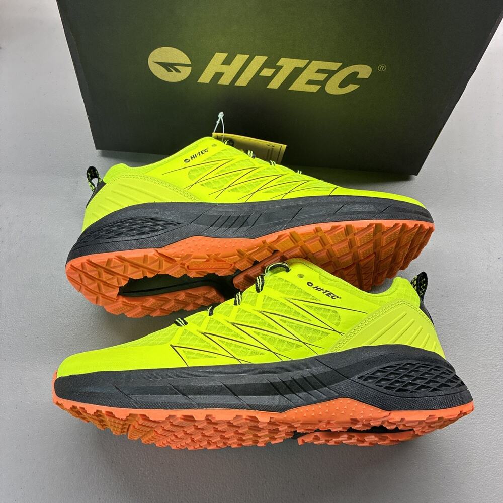 New Hi-Tec Demolisher Low CH80045M-YBO Mens Yellow Athletic Hiking Shoes Size 8